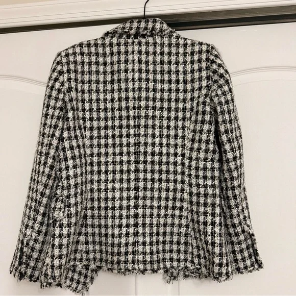 White House Black Market Houndstooth Blazer - Picture 2 of 4